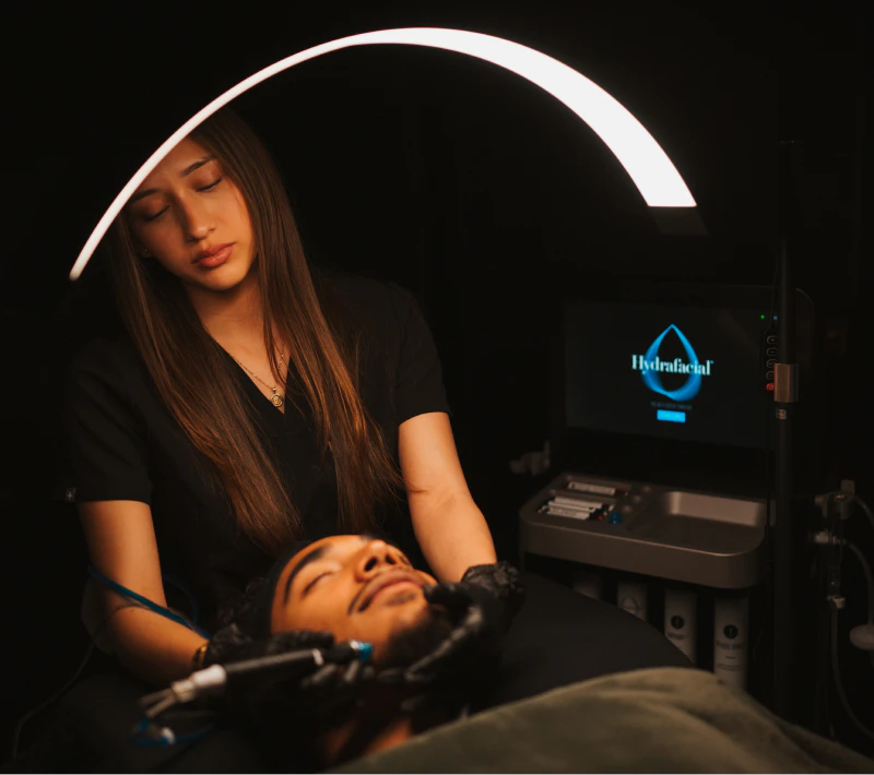 Hydrafacial treatment