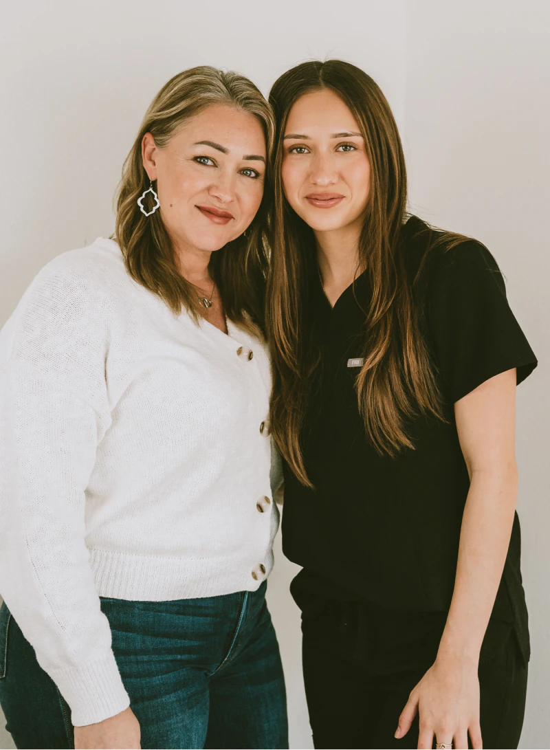 Medical Aesthetician and client