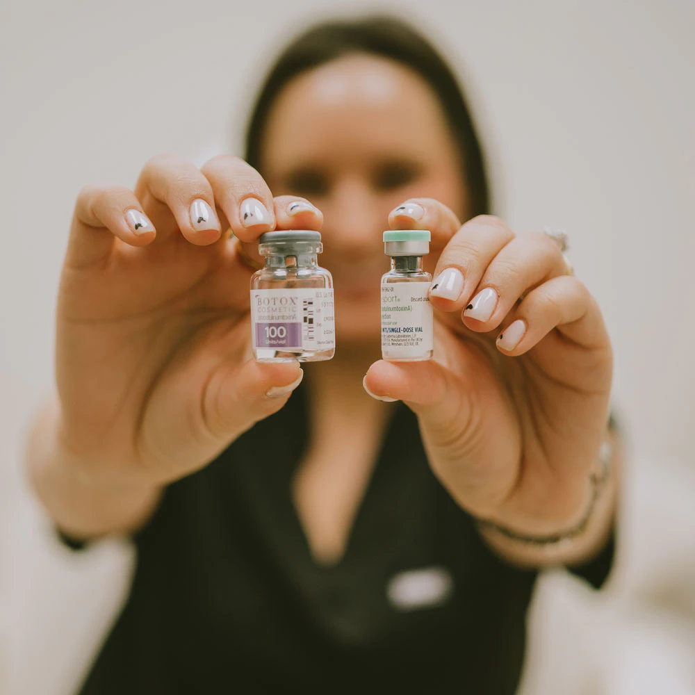 Botox containers
