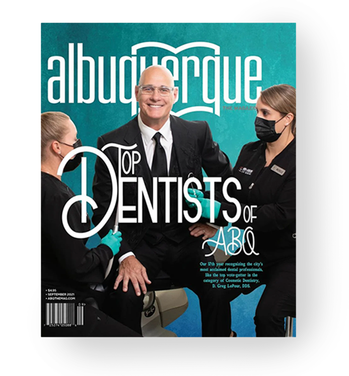 Dr. LoPour featured on the cover of Albuquerque Magazine