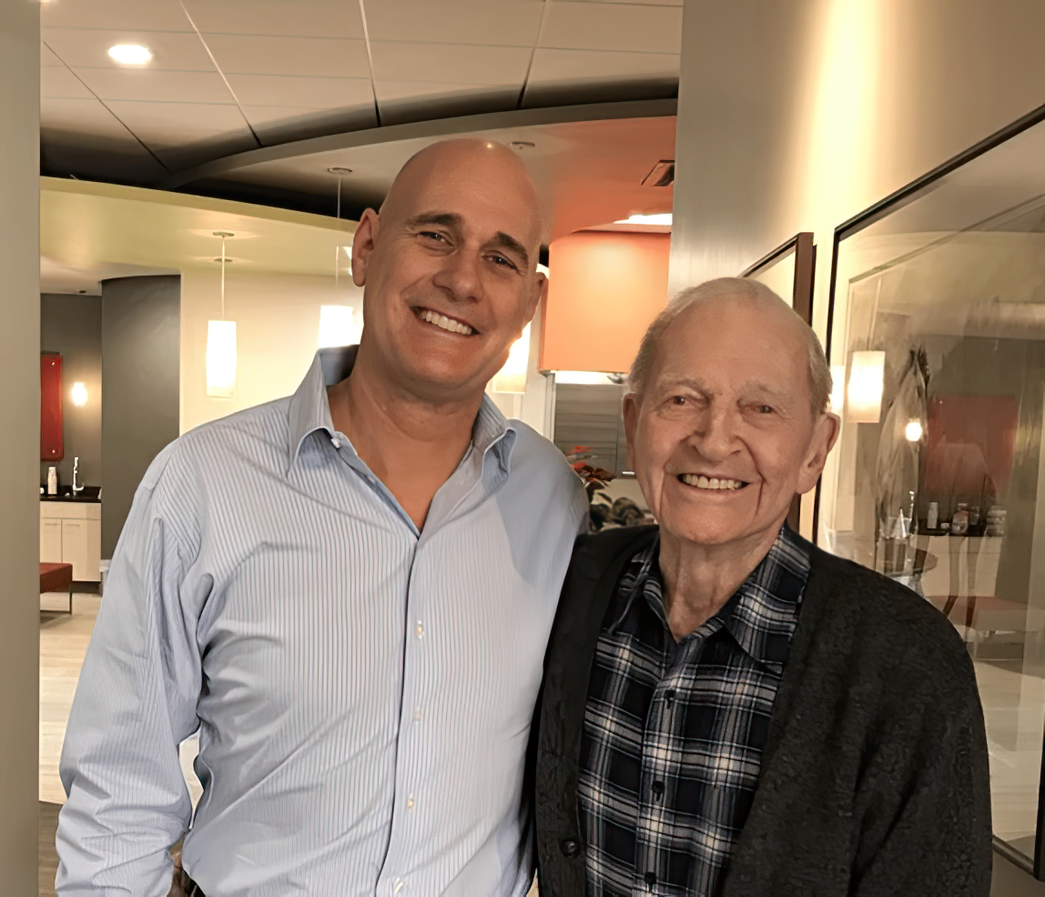 Dr. LoPour with patient