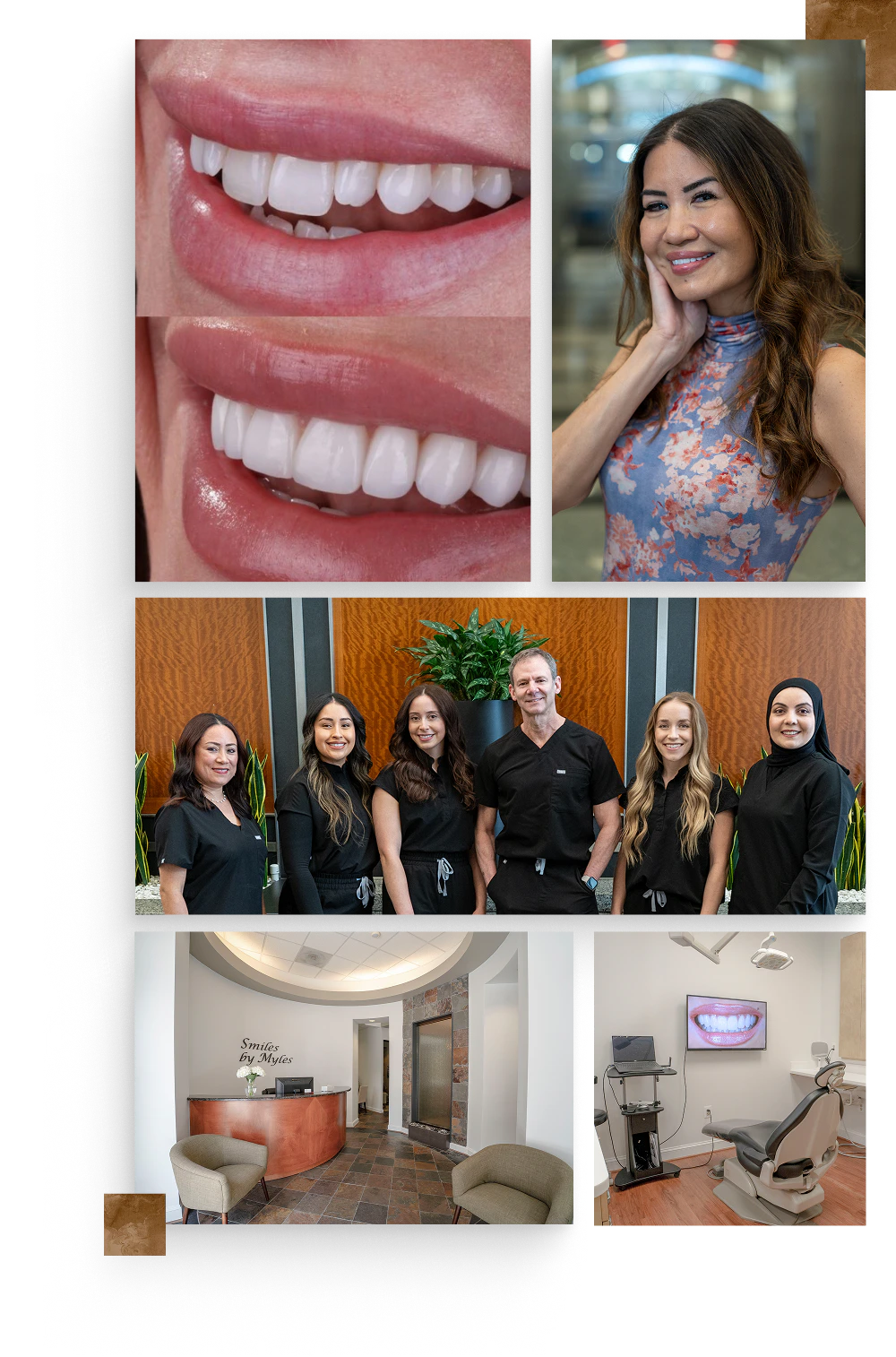before and after dental work by dr. wayne myles