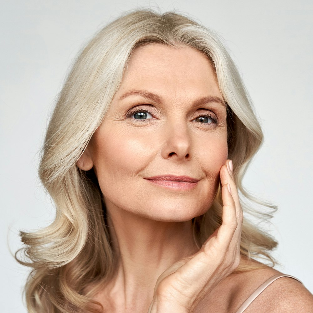 an attractive older woman