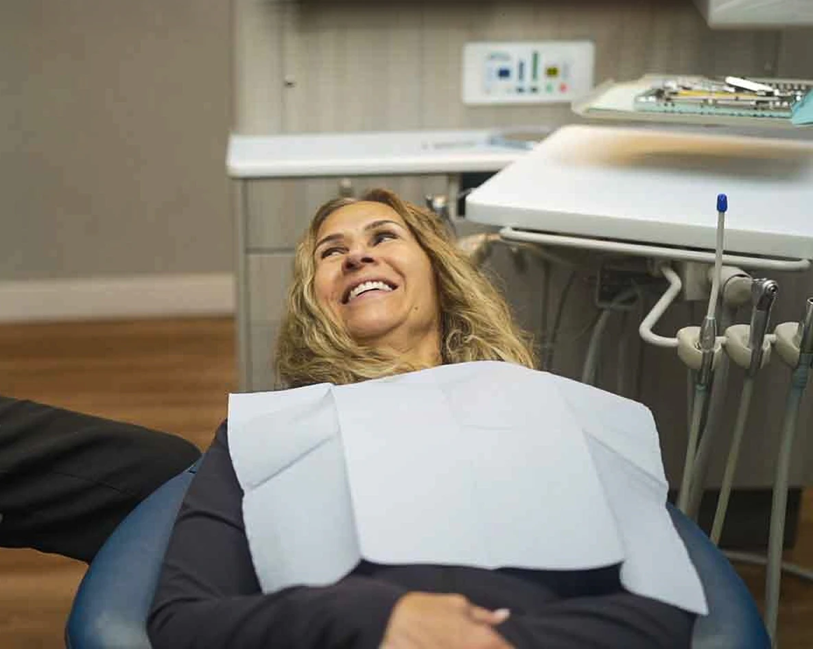 patient in the dental chair