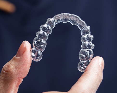 an Invisalign Clear Aligner