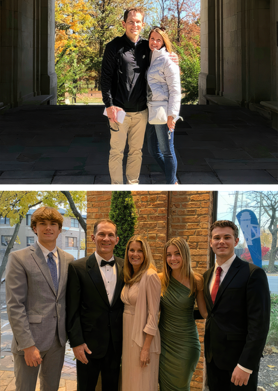 Dr. Reed and his family