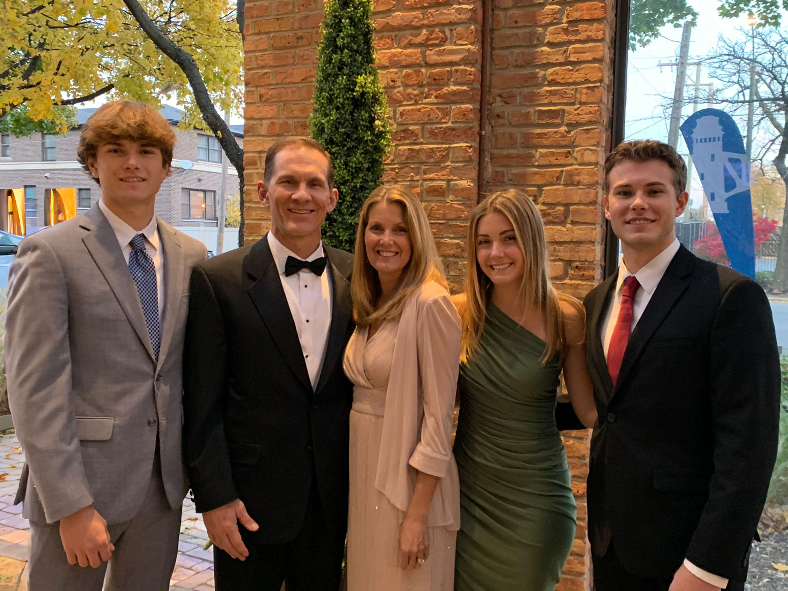 Dr. Reed and family