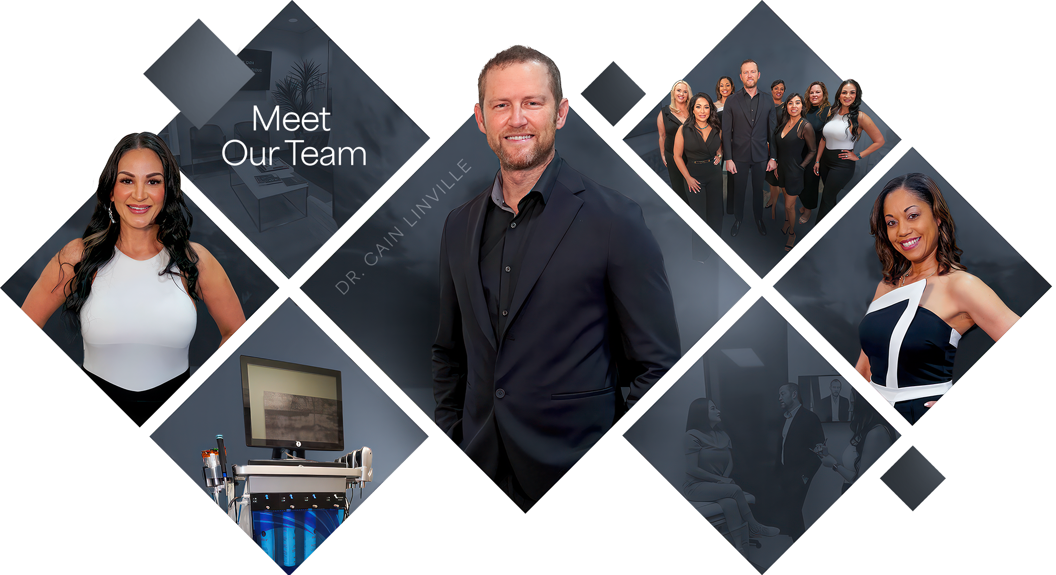 Dr. Cain Linville and his staff