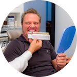 dental patient undergoing veneers