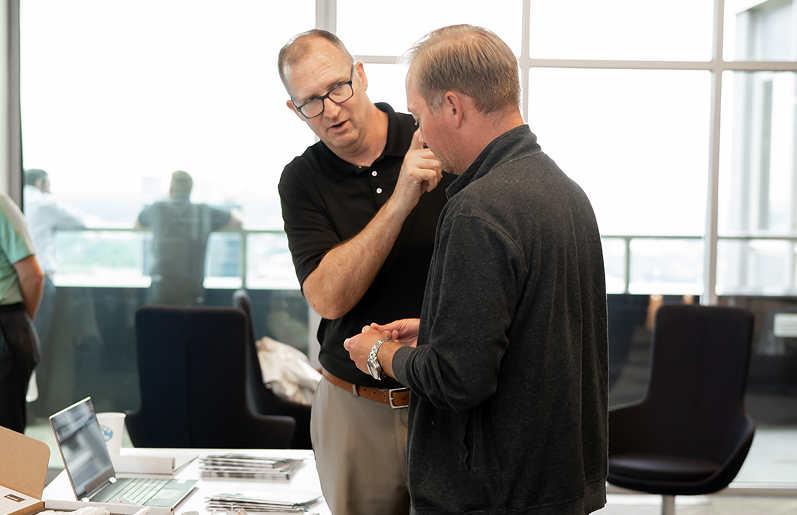 dentists woking on a case