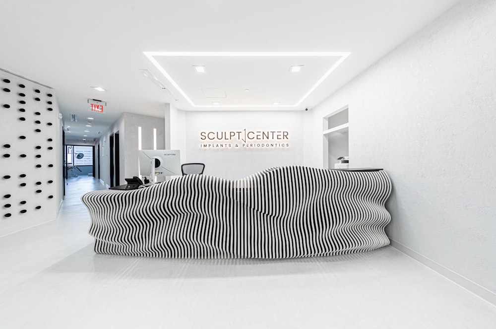 Sculpt Center for Implants & Periodontics's modern waiting room