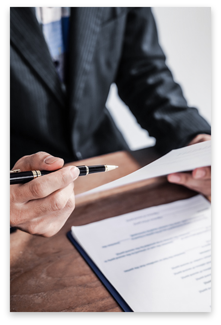 Arizona criminal defense lawyer reviewing paperwork