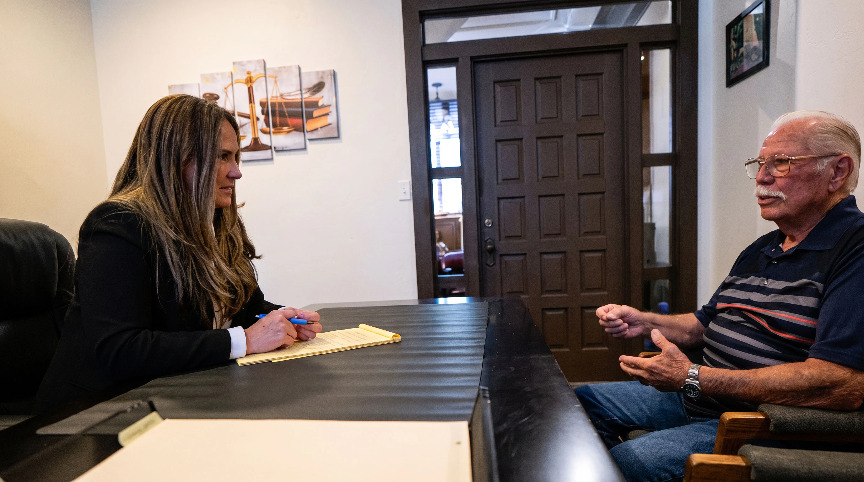 Liz Farkas with client