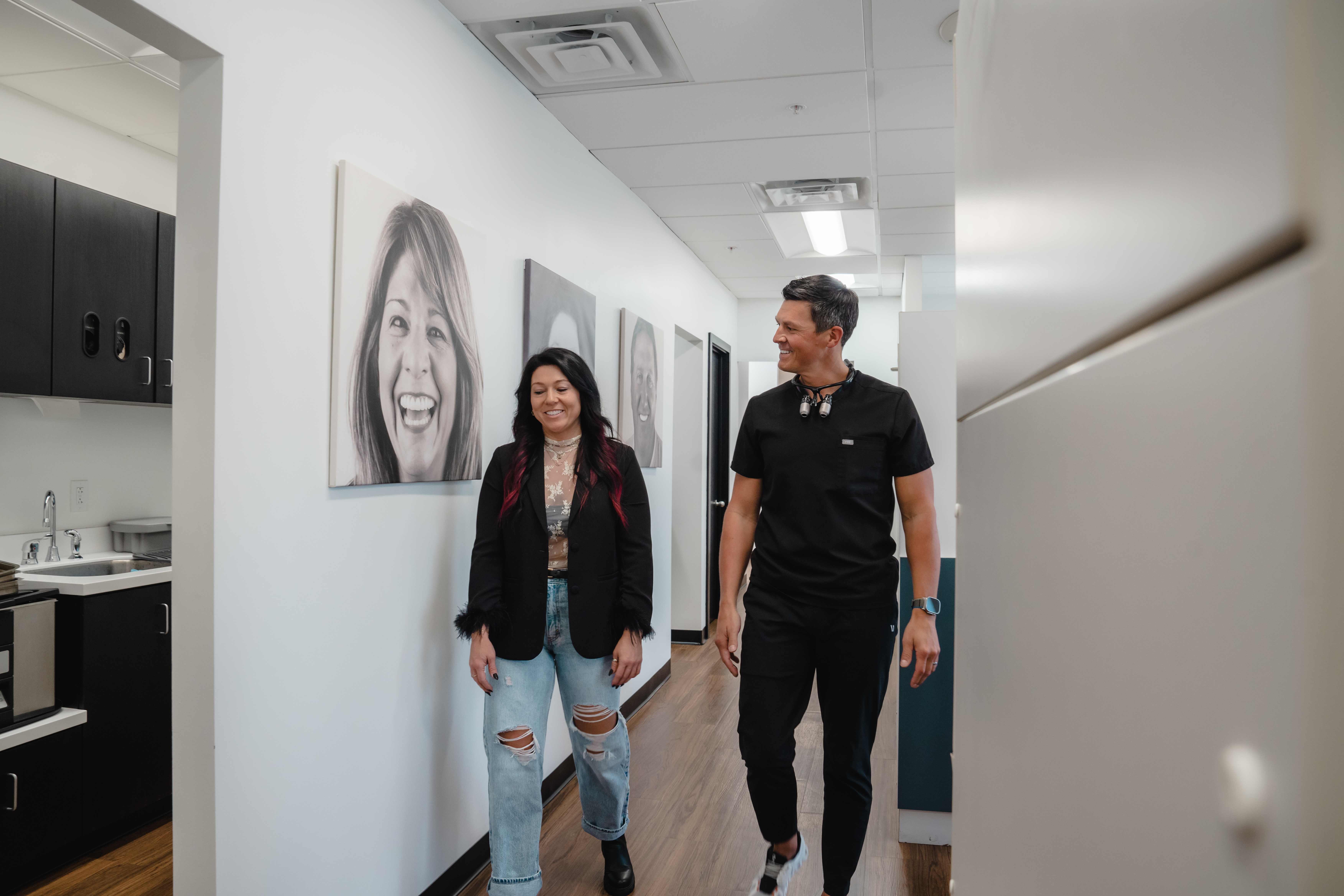 woman at dental visit