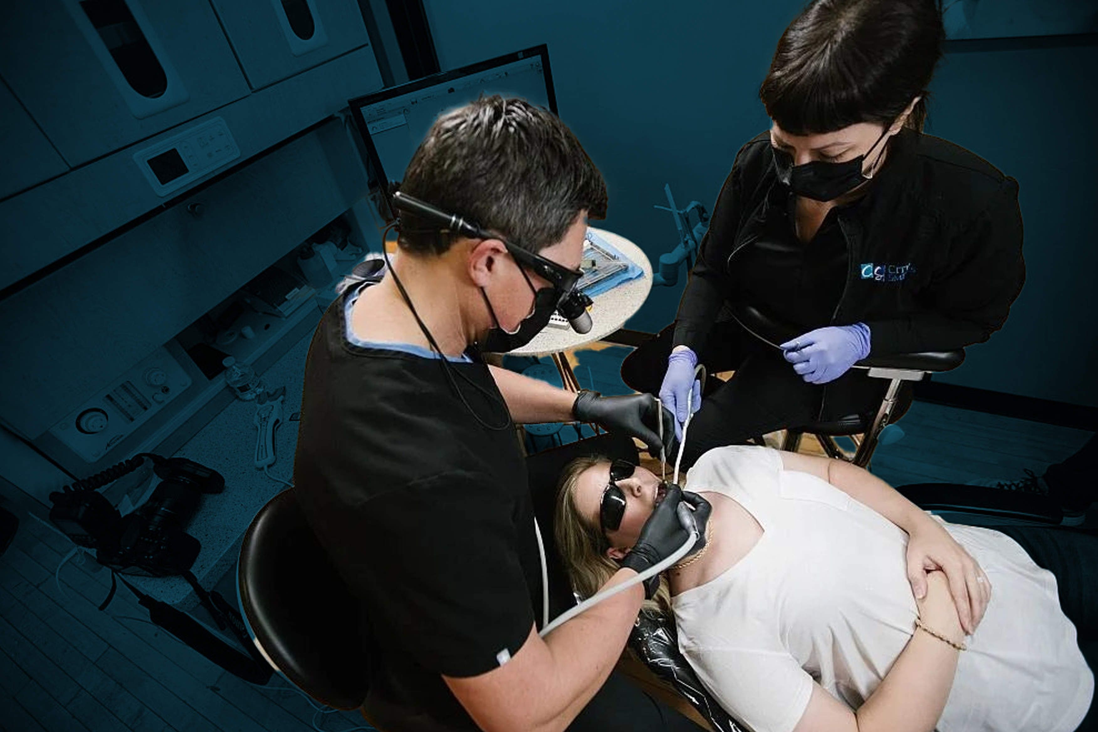 St. Louis, MO, dental patient receiving dental care
