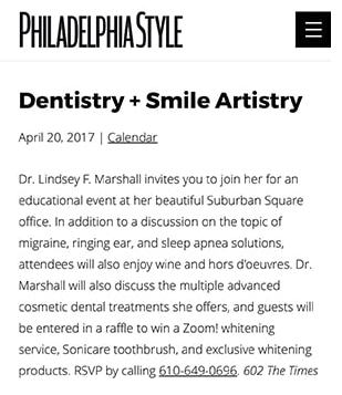 Dr. Lindsey Marshall in the media