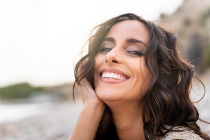 Beautiful woman with a perfect smile