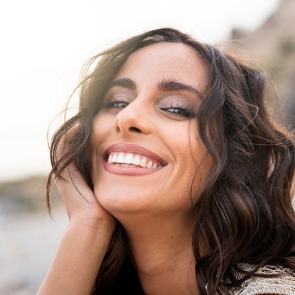 Beautiful woman with a perfect smile