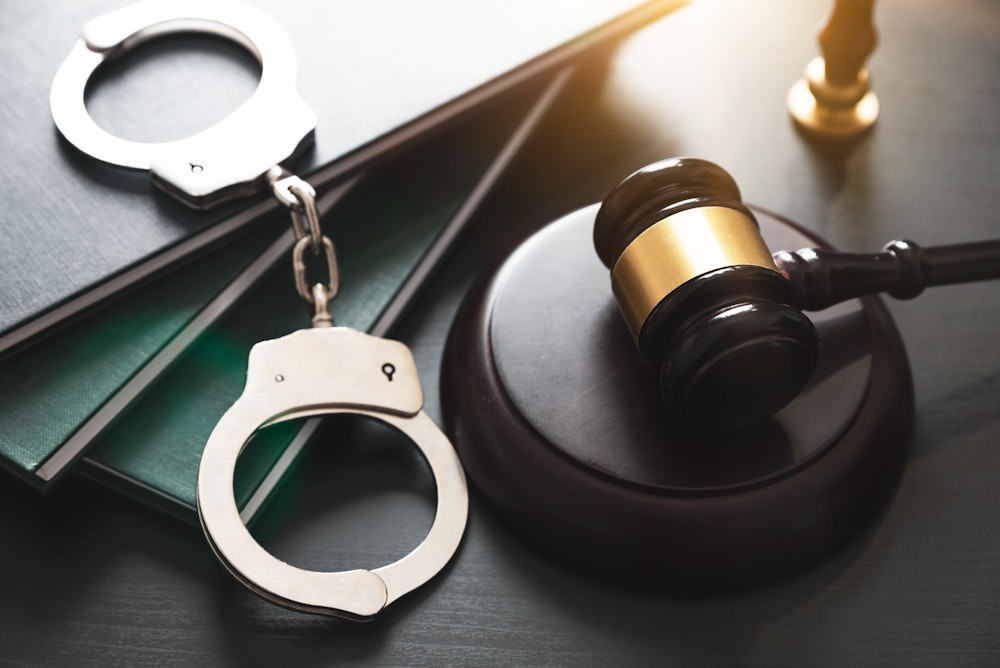 Gavel and Handcuffs