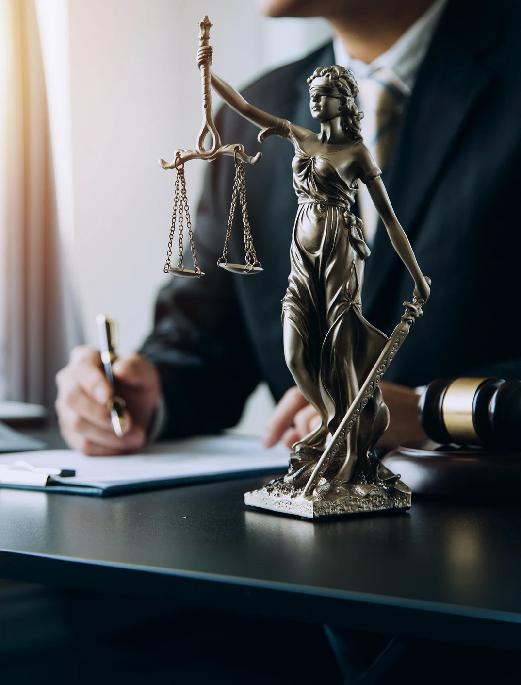 Lady Justice statue
