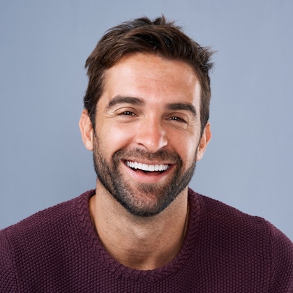 Man smiling