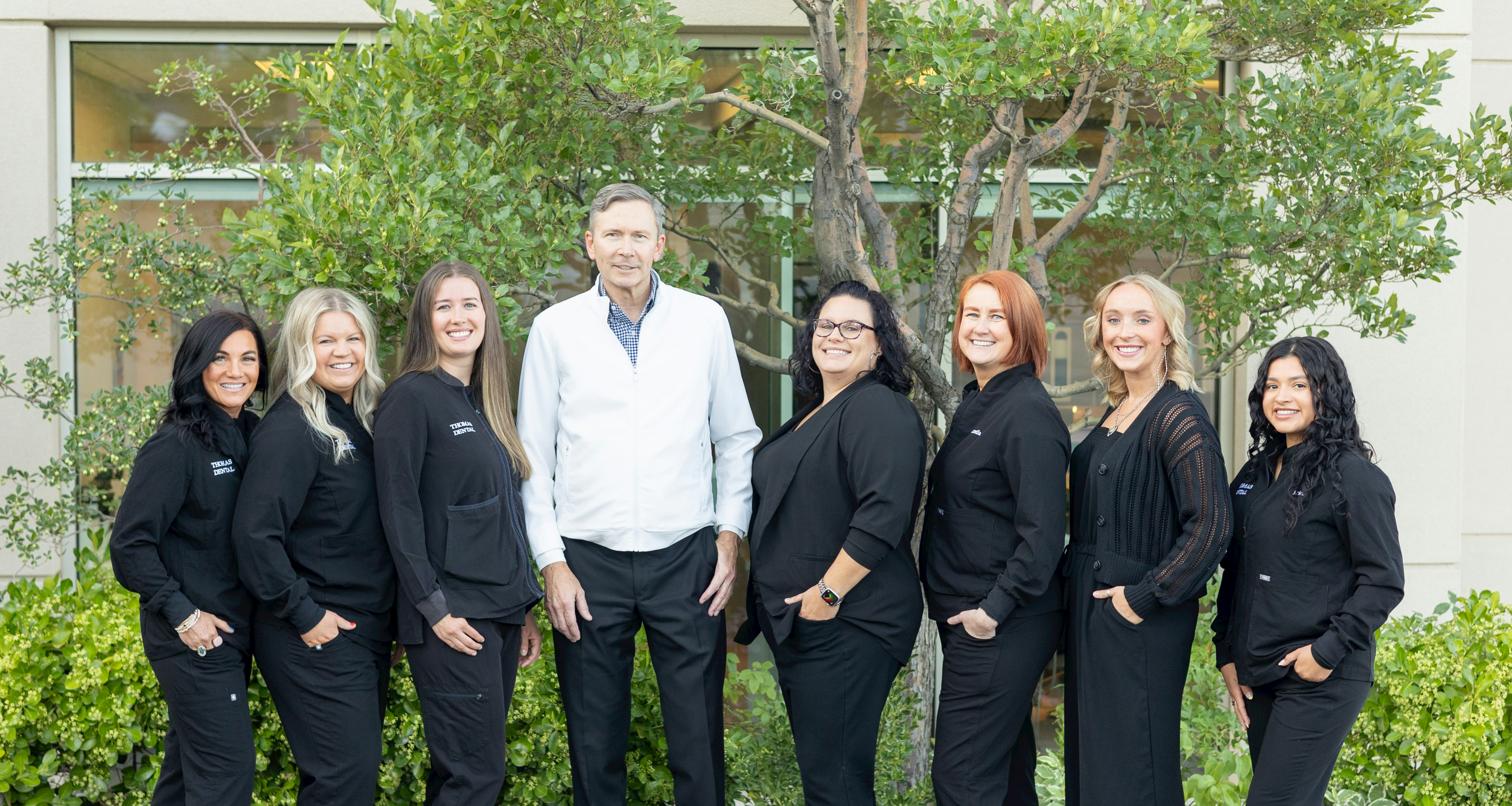 Dr. Allan S. Thomas and his dental staff in Salt Lake City