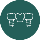 implant bridge icon