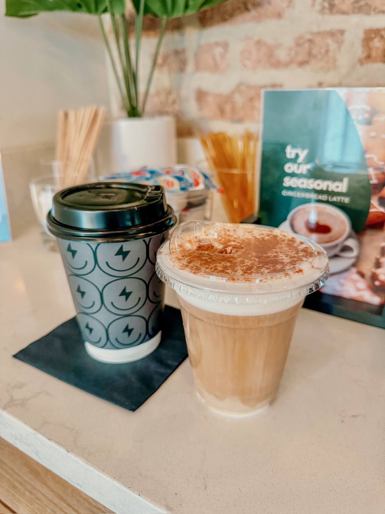 Coffee bar seasonal flavor