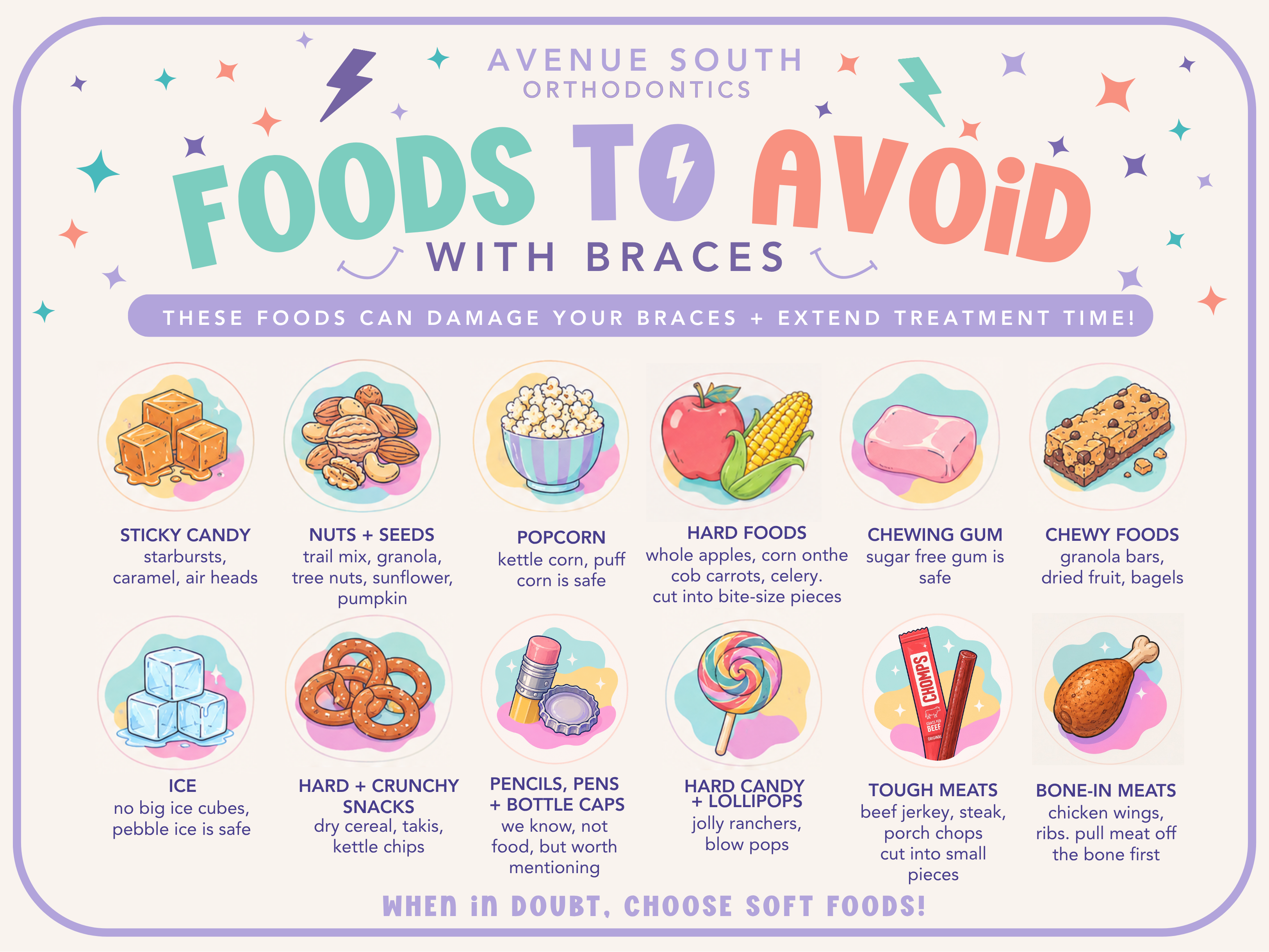 Foods to Avoid With Braces
