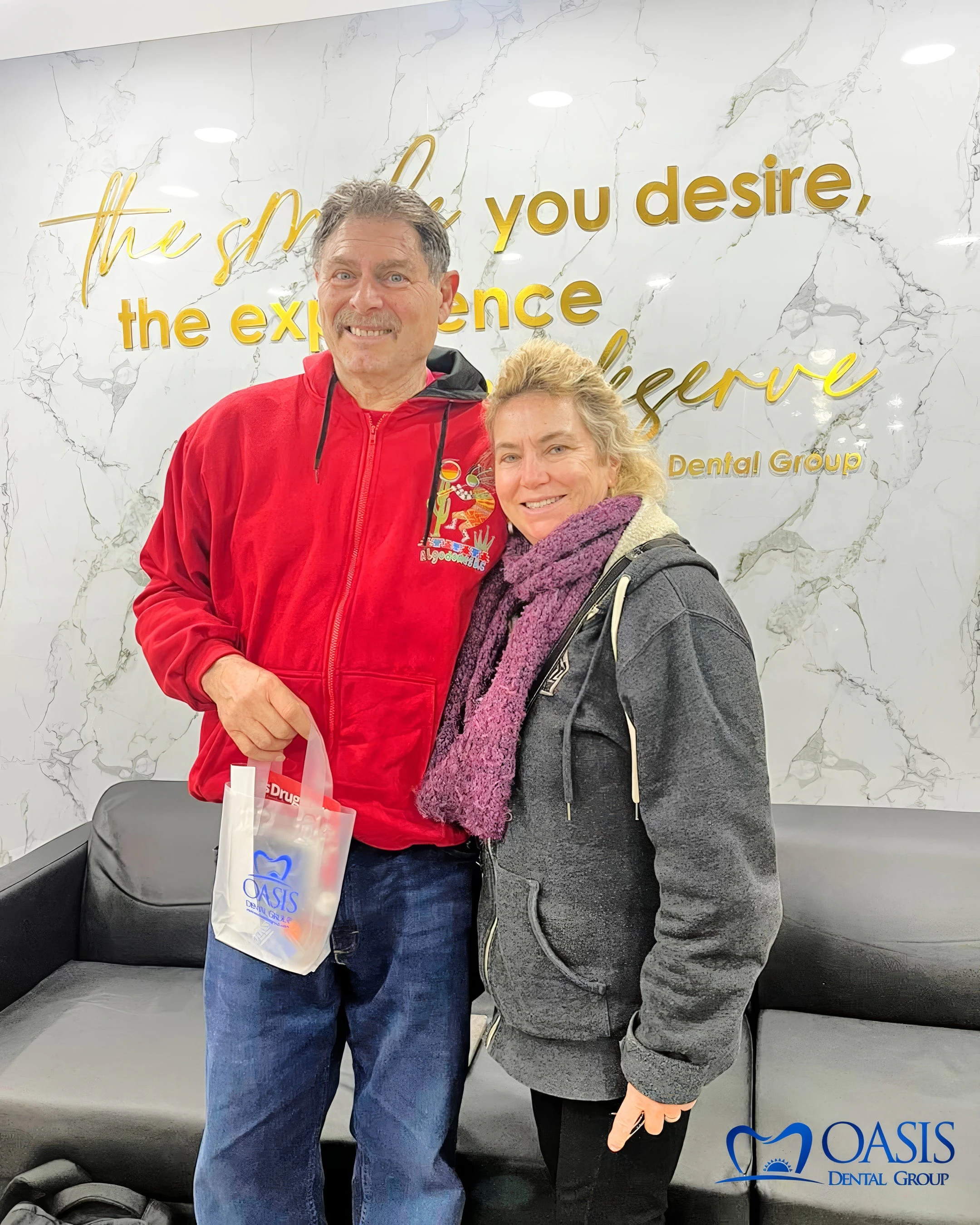 Real patients at Oasis Dental Specialties