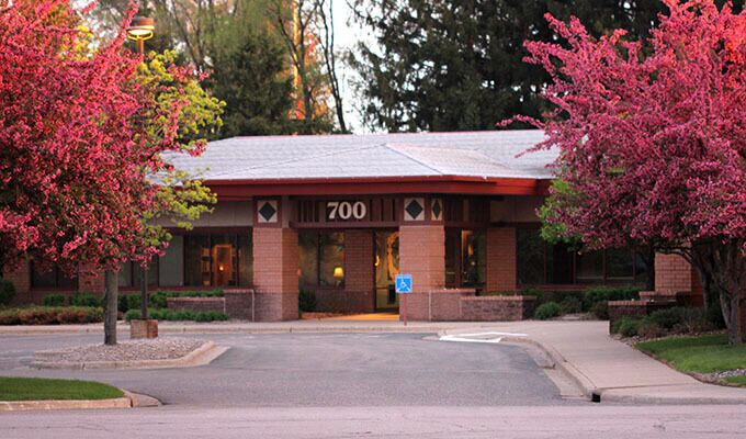Front exterior of building