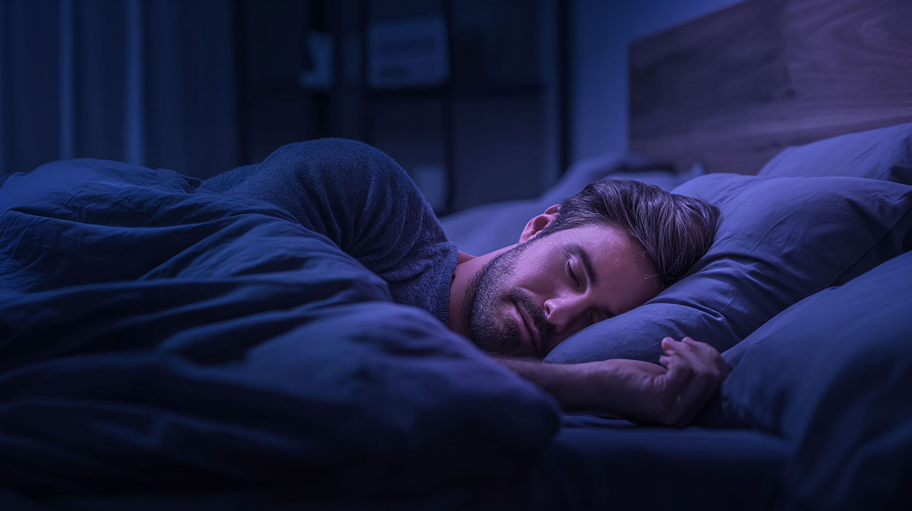 Man sleeping peacefully