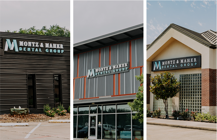 Collage of location exteriors