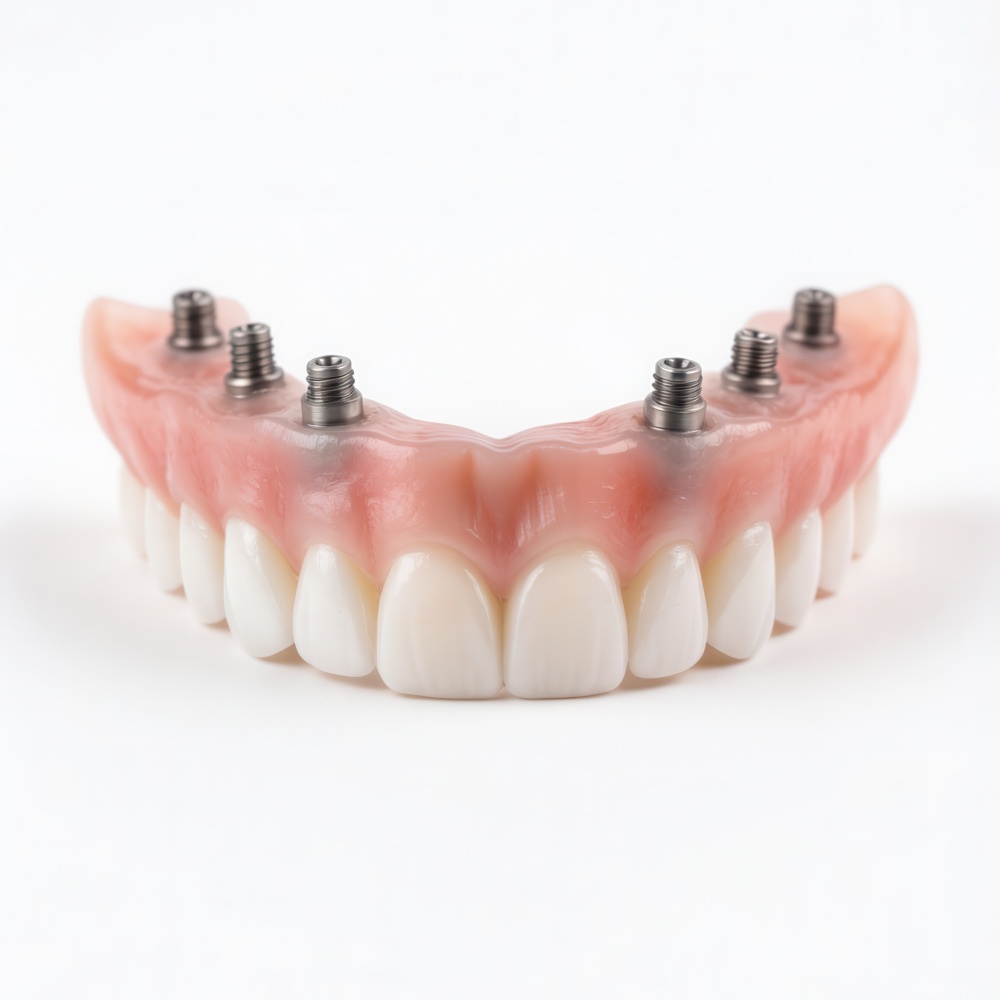 Model of fixed arch implants