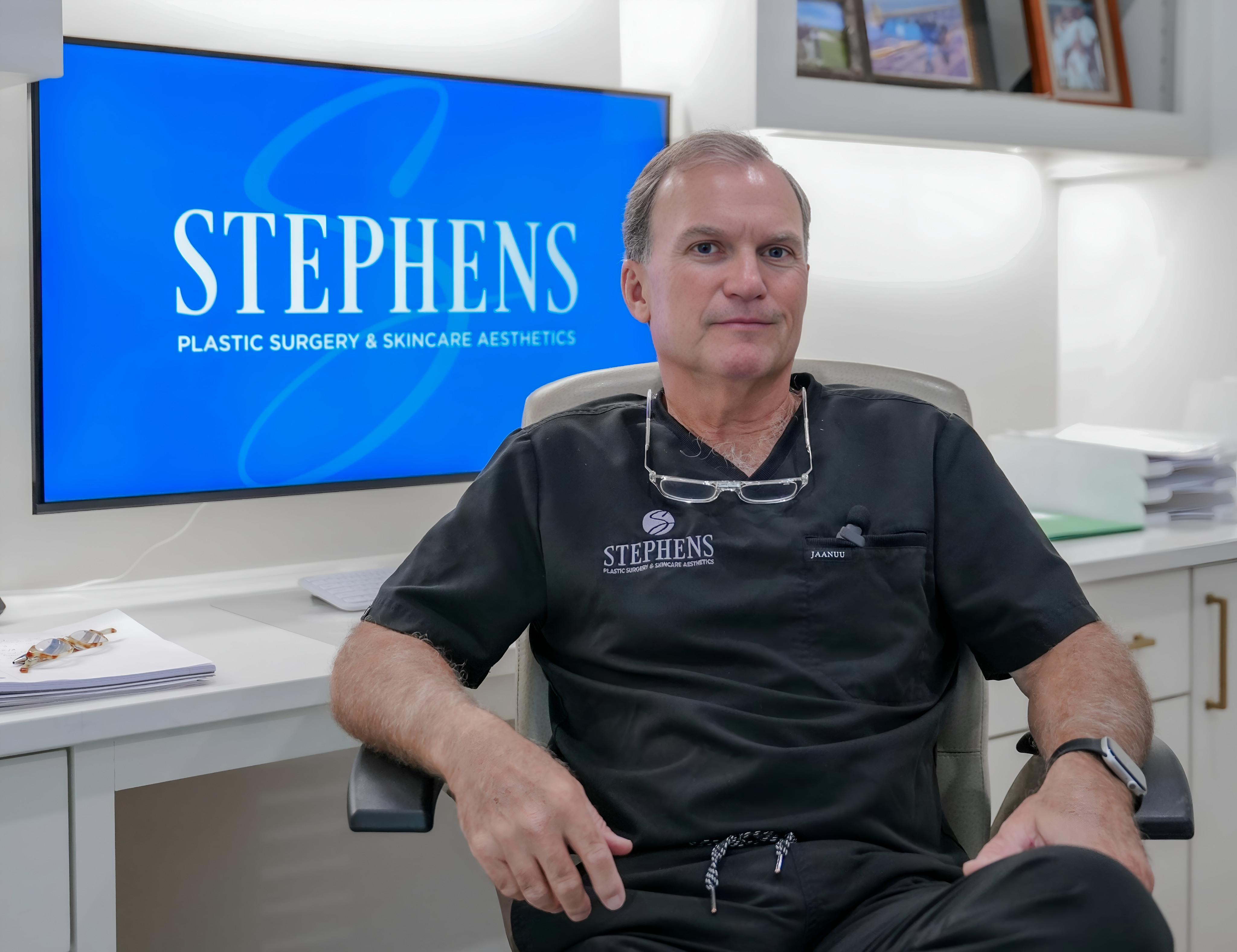 Doctor Stephens in Office