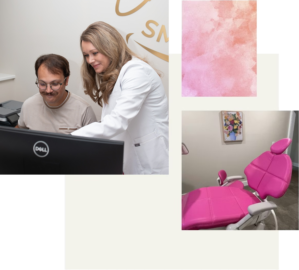 dental crown being milled in CEREC machine