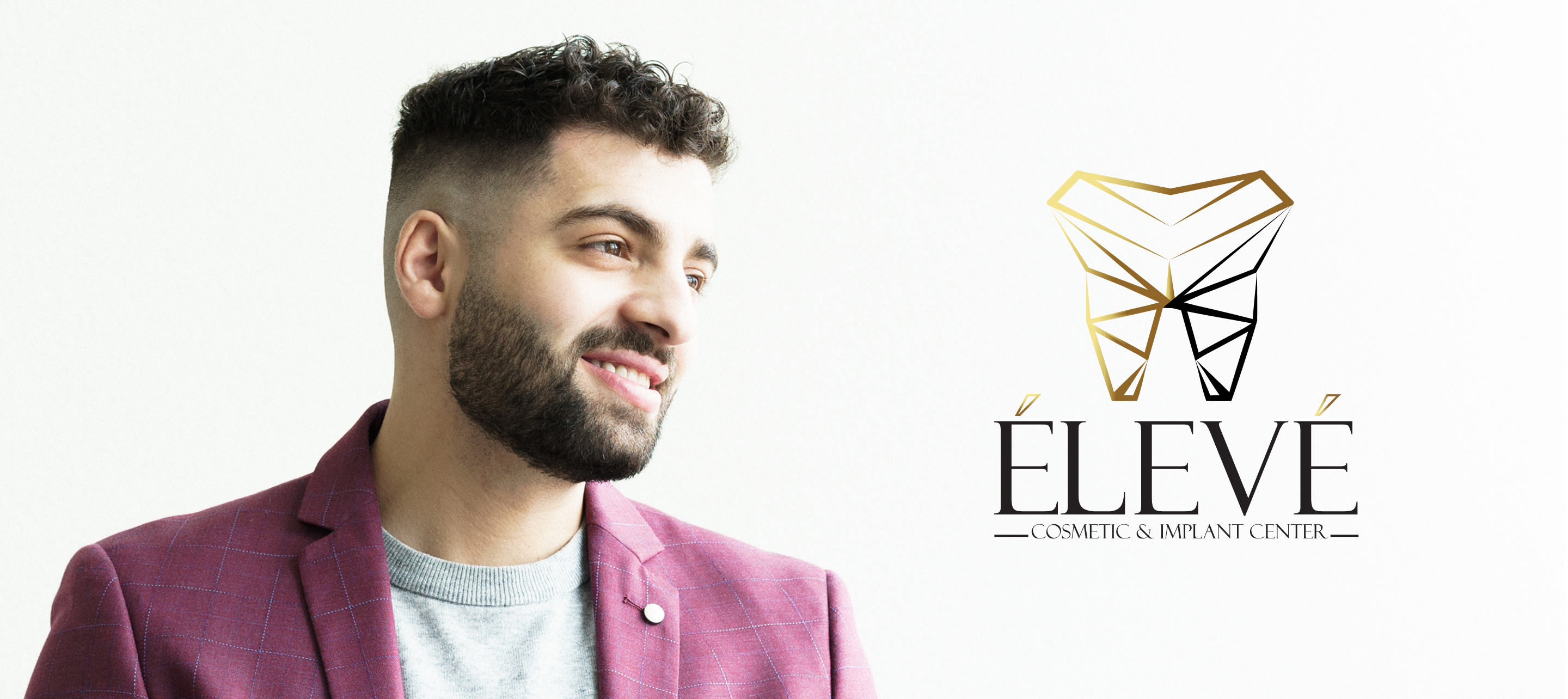 Dr. Mohaad A. Faraj, DMD and the ÉLEVÉ logo