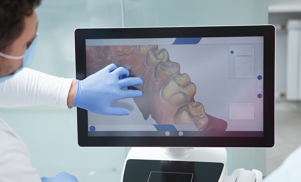 Digital scanner screen