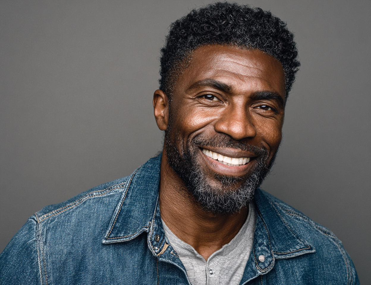 smiling middle-aged man