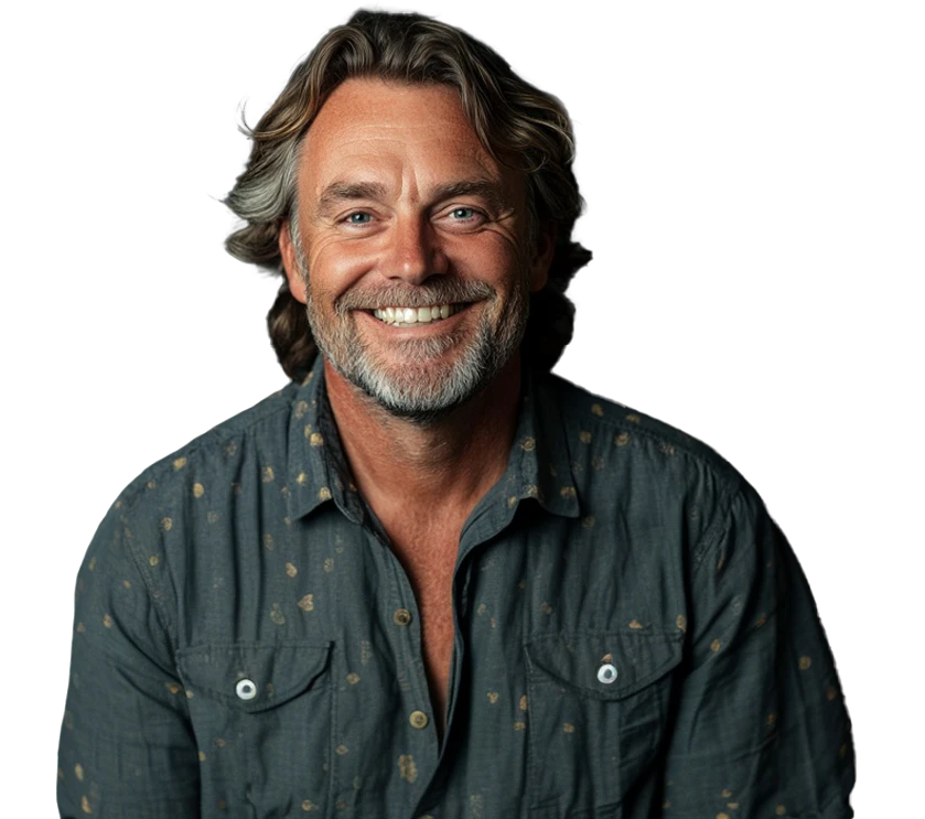 middle aged man with full head of hair smiling