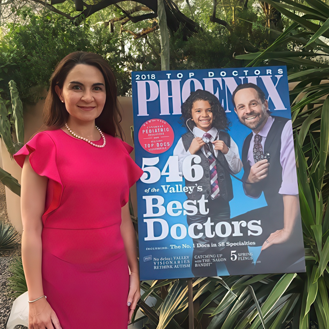 dr. daiza with Phoenix magazine cover