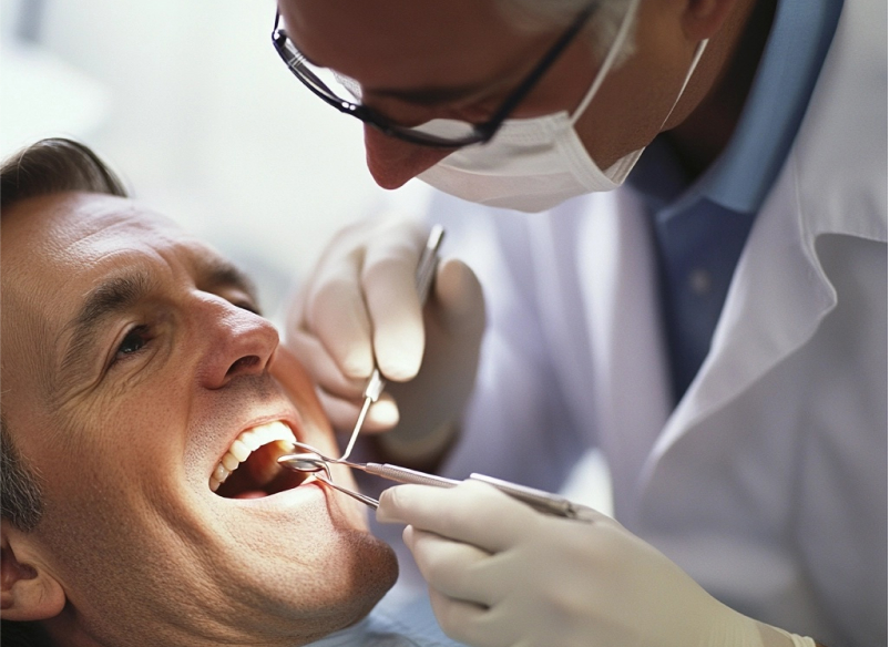 All-on-4 implant patient