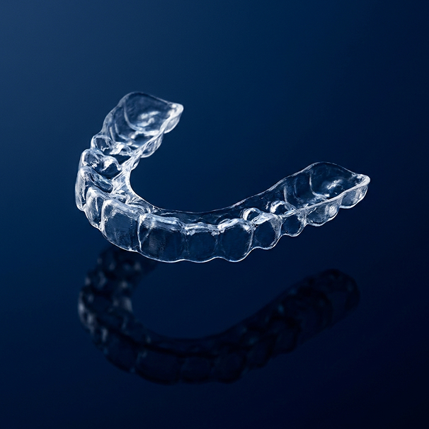 photo of an invisalign tray