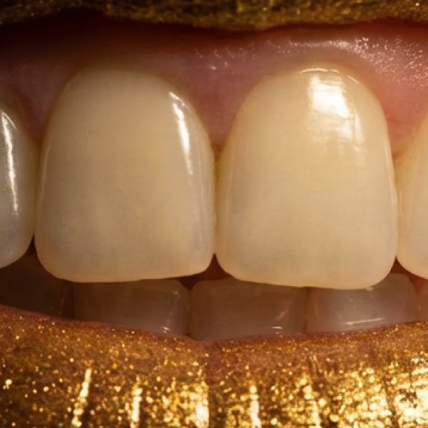 perfectly framed smile