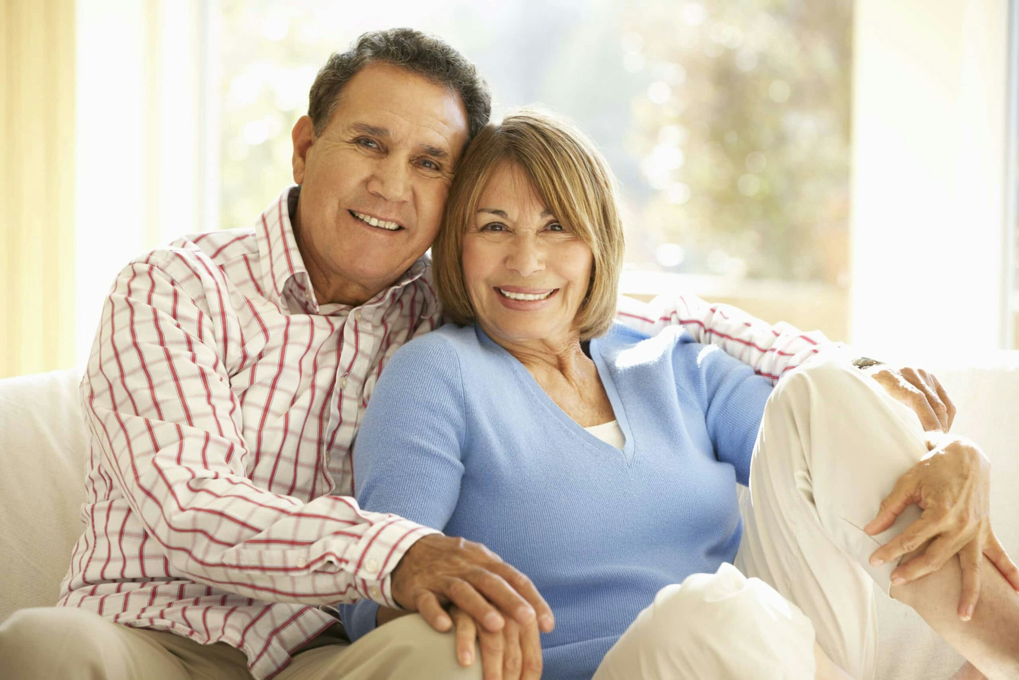 older couple smiling