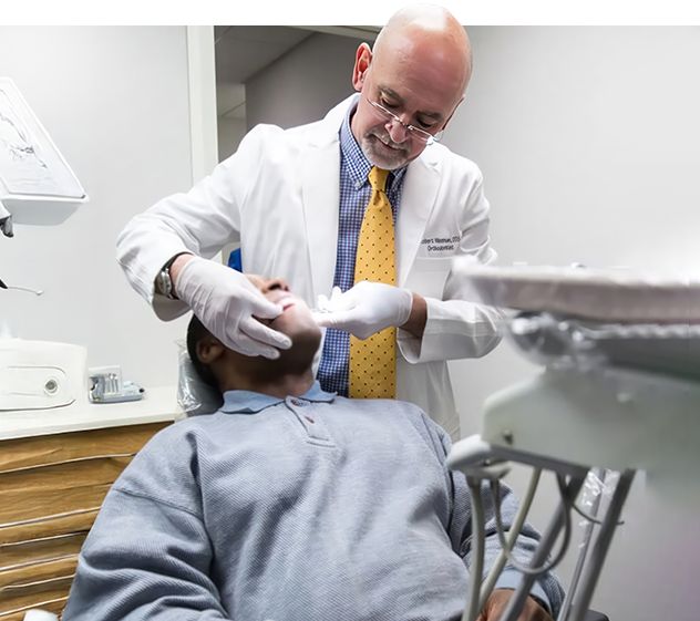 dentist treating patient