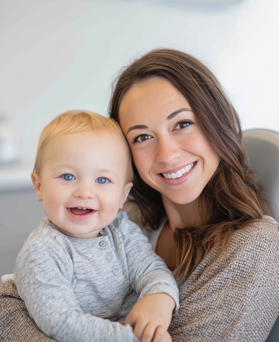 mother with her baby