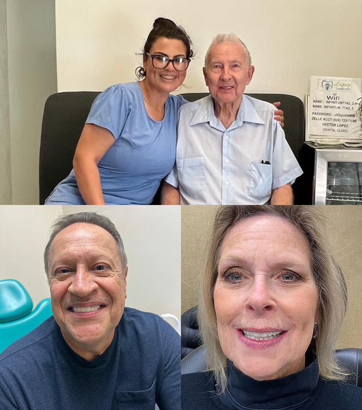 dental team member and patient