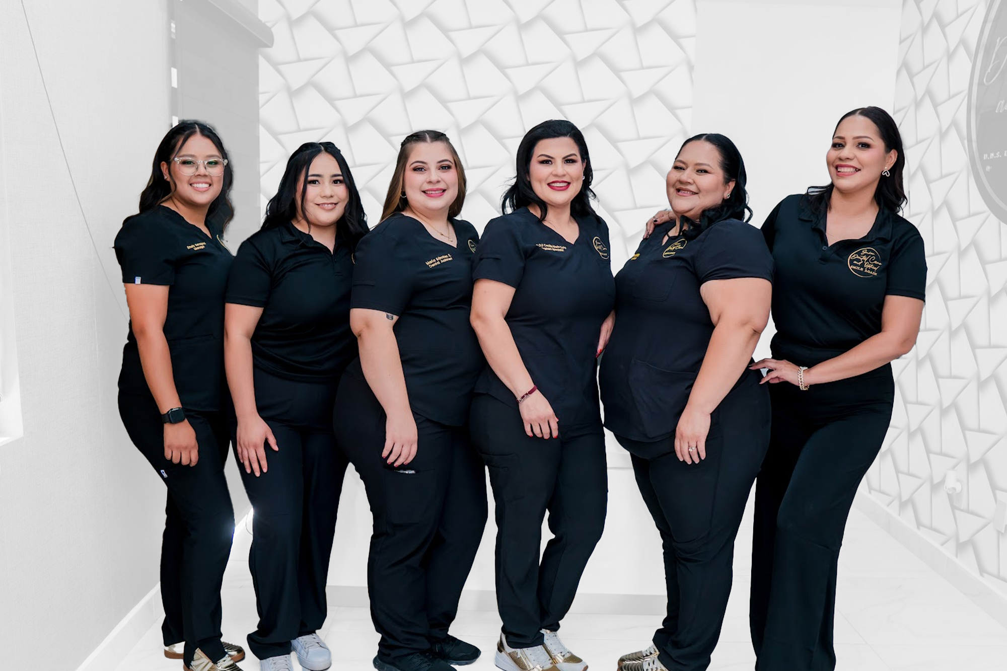 Dr. Cecilia Marín Cota and staff