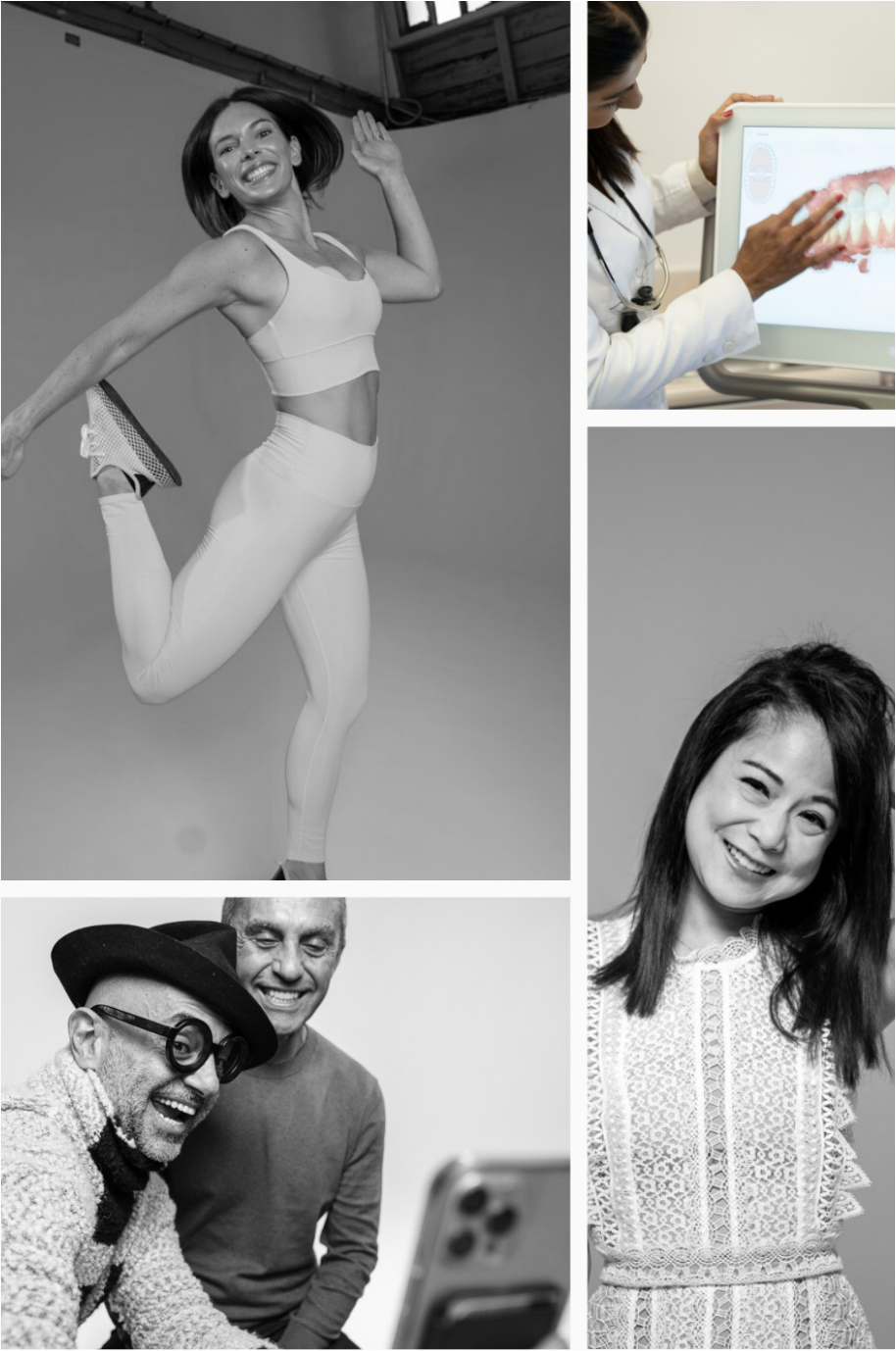 collage of images from Smile Code